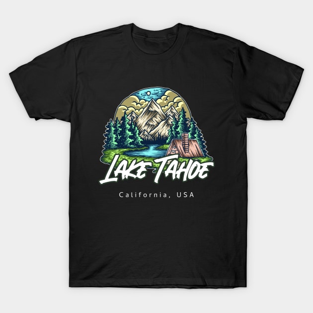 Lake Tahoe, California, USA T-Shirt by LittleFlairTee